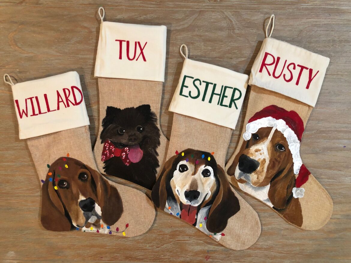 Personalized Dog Christmas Stockings