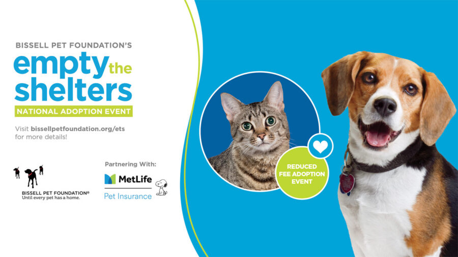 Empty the Shelters Summer 2023 Event Planned by BISSELL Pet Foundation, MetLife Pet Insurance