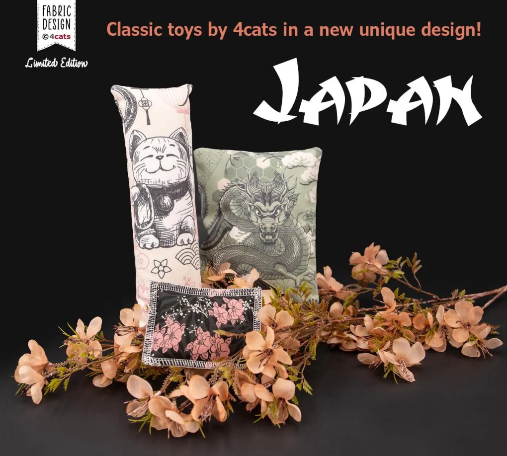 Discover the 4cats Japan Limited Edition: Premium Cat Toys with Valerian or Catnip