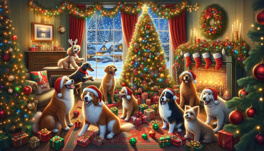 75+ Christmas Puns for Dogs